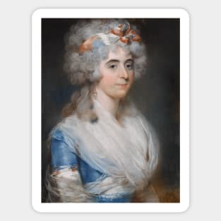 Portrait of Mrs George Turnor by John Russell Sticker